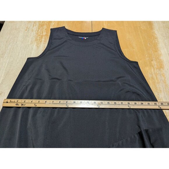 LOUISE OROP sleeveless minimalist casual trapezoid black‎ dress size S / M - Picture 14 of 16